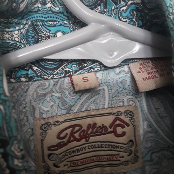 Paisley Kids Blue Button Down Shirt - Picture 2 of 4